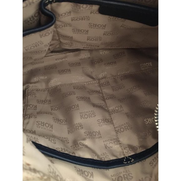 Michael kors Astor leather hobo shoulder bag navy - Picture 4 of 5